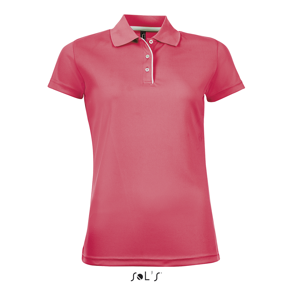 PERFORMER WOMEN 01179 SPORTS POLO POLYESTER PIQUÉ 180gsm