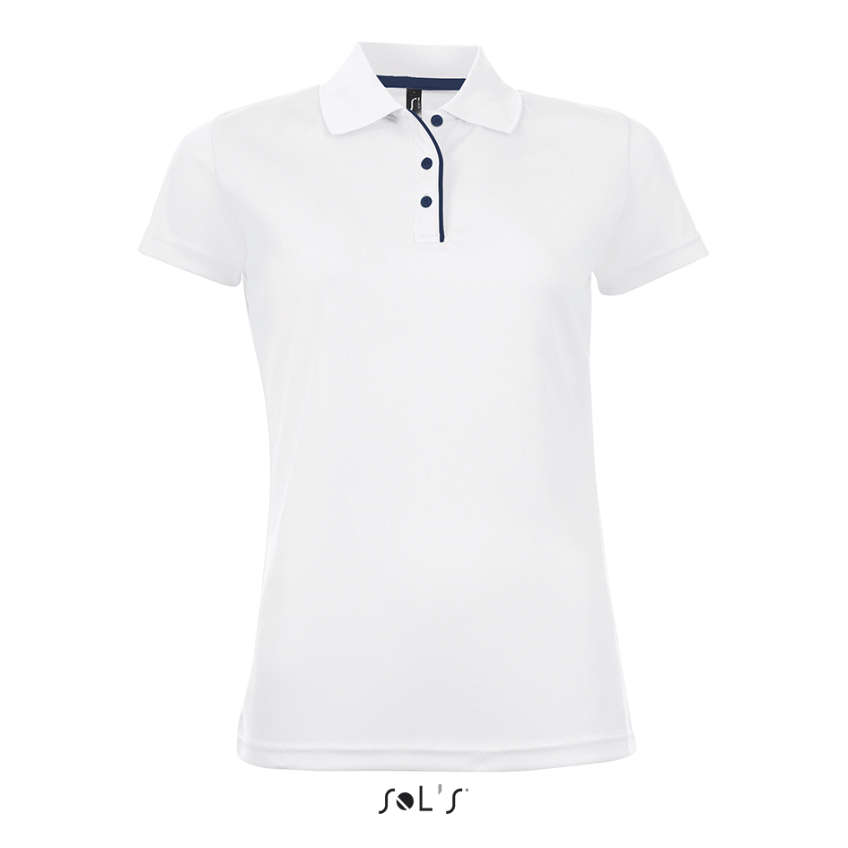 PERFORMER WOMEN 01179 SPORTS POLO POLYESTER PIQUÉ 180gsm