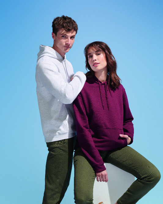 SNAKE 47101 UNISEX HOODED SWEATSHIRT BRUSHED