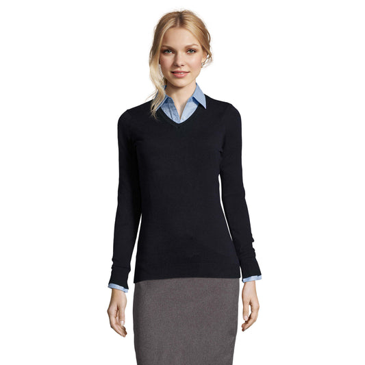 01711 SOL'S GLORY WOMEN V-NECK SWEATER 334