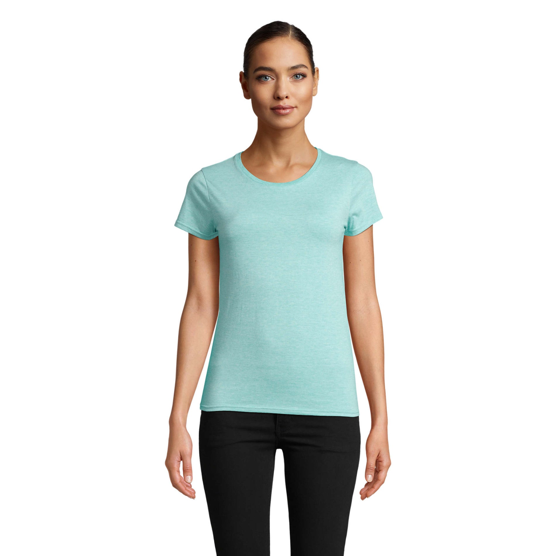 03581 CRUSADER WOMEN ORGANIC COTTON FITTED JERSEY T-SHIRT JERSEY 150