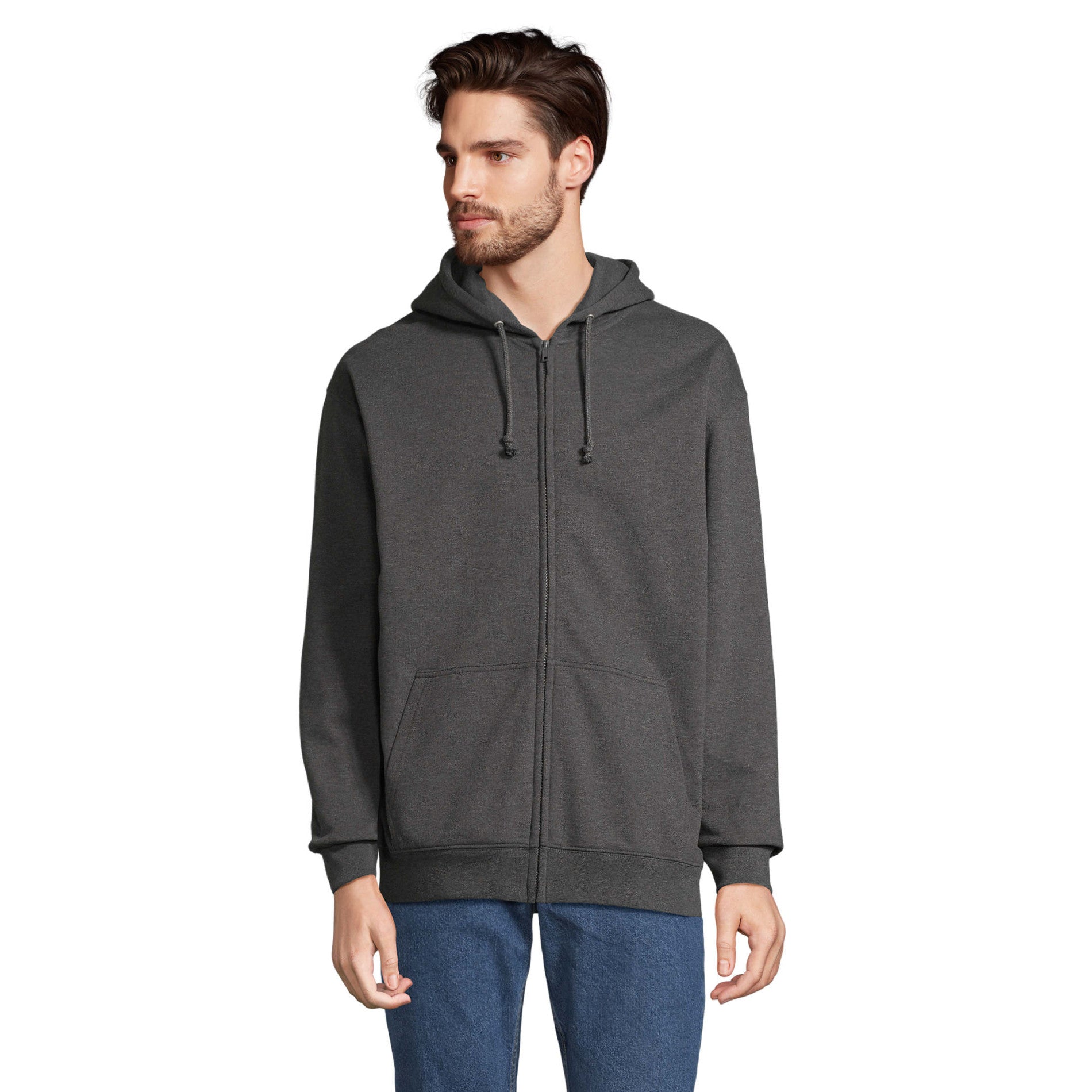 SOL'S CARTER 03812 UNISEX FULL-ZIP HOODIE BRUSHED FLEECE 290