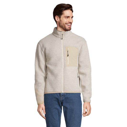 04042 SOL'S FURY UNISEX SHERPA JACKET 440gsm