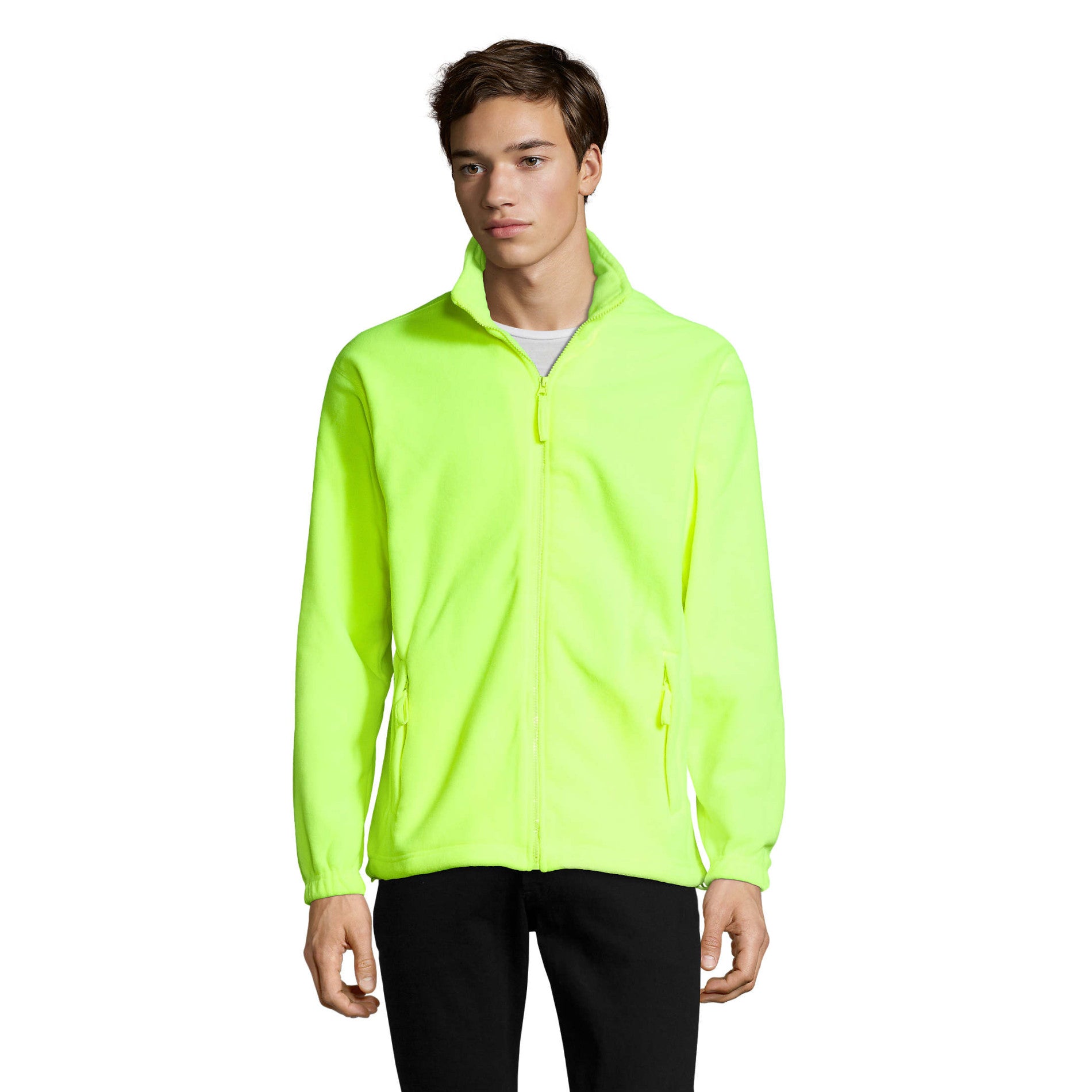 NORTH 55000 MEN'S ZIPPED FLEECE JACKET